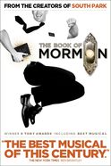 Plakat The Book of Mormon im Prince of Wales Theatre in London